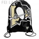 35*45 cm Knitted Polyester Pittsburgh Penguins Big Logo sports drawstring backpack