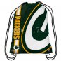 35*45 cm custom design Green Bay Packers logo drawstring backpack with knitted polyester rope