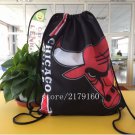 35*45 cm team color Chicago Bulls drawstring backpack Metal Grommets