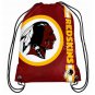 35*45 cm Washington Redskins logo drawstring backpack for outdoor sports use with grommets