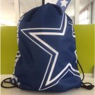 35*45 cm new design knitted polyester Dallas Cowboys drawstring backpack