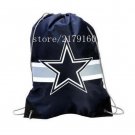 35*45 cm new design knitted polyester Dallas Cowboys drawstring backpack