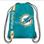 35*45 cm Miami Dolphins drawstring backpack with free shipping knitted polyester material