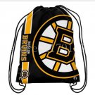 35*45 cm digital printing knitted polyester Boston Bruins drawstring backpack