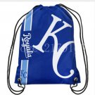 Promotion 35*45 cm digital printing knitted polyester Kansas City Royals drawstring backpack