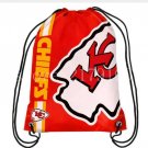 35*45 cm drawstring backpack Kansas City Chiefs bag with knitted polyester material