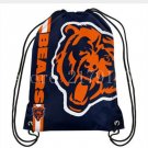35*45 cm digital printing knitted polyester Chicago Bears drawstring backpack