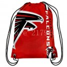 35*45 cm Atlanta Falcons knitted polyester drawstring backpack for outside use