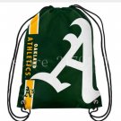 35*45 cm knitted polyester Oakland A's Athletics backpack bagsin drawstring backpack