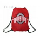 Knitted Polyester NCAA Drawstring Backpack - Ohio State University Octer bag