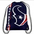 35*45 cm knitted polyester Houston Texans drawstring backpack with Metal Grommets