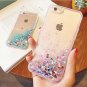 Love Heart Glitter Stars Dynamic Liquid Quicksand Soft TPU Back Cover Case For Iphone 5 6 7 Plus