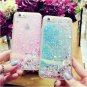 Love Heart Glitter Stars Dynamic Liquid Quicksand Soft TPU Back Cover Case For Iphone 5 6 7 Plus