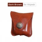 Premium PU Leather Protection Case Cover for AirPods True Wireless Headphone