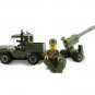 93pcs Field Armies Assemble Toy Early Educational Cannon Small Particles Building Blocks
