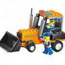 Small Size Mixer Bulldozer Roller Truck Assembly Building Blocks Kit Children's toy