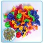 105pcs Brand DIY Marble Race Run Maze Balls Track Building Blocks
