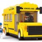 218pcs/set School Bus Building Blocks Enlightenment Puzzle Toys