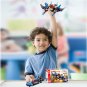 133pcs Spiderman Fighter Model Small Particles Building Blocks Aircraft Educational Toys