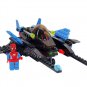 133pcs Spiderman Fighter Model Small Particles Building Blocks Aircraft Educational Toys