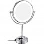 LED Makeup Mirror-Hollywood dresser 3X Magnifier 8 Inch Two-sided With LED