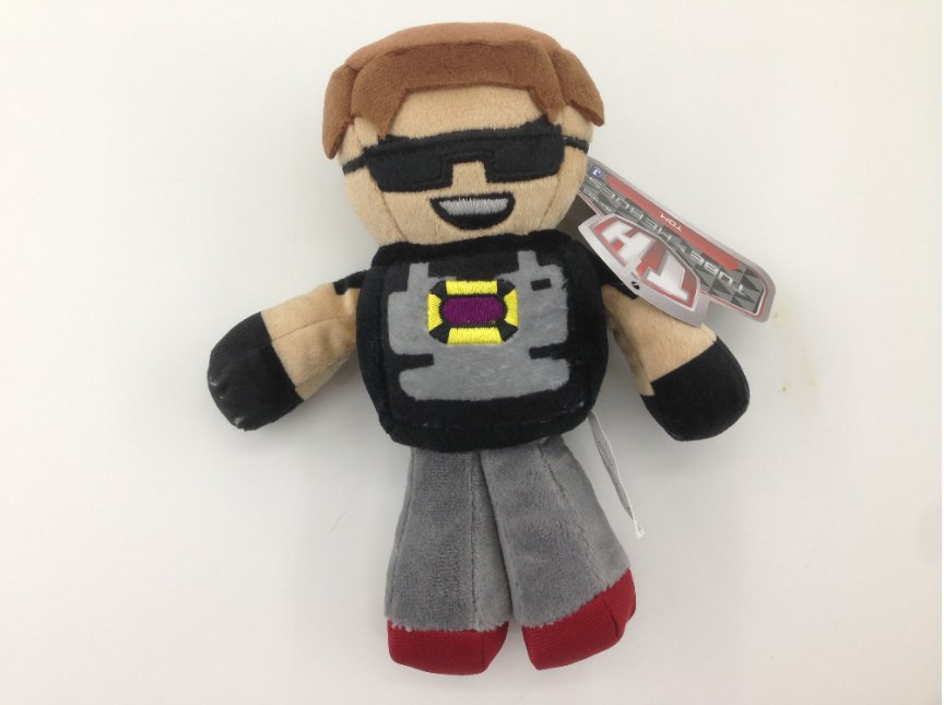 minecraft diamond steve plush