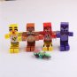 4pcs/set Minecraft Five Nights At Freddy's 4 FNAF Foxy Chica Bonnie Freddy Action Figures