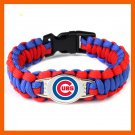 2016 Chicago Cubs Custom Bracelet MLB Baseball Chamionship Bracelet survival Bracelet