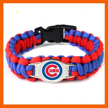 2016 Chicago Cubs Custom Bracelet MLB Baseball Chamionship Bracelet survival Bracelet