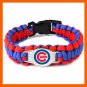 2016 Chicago Cubs Custom Bracelet MLB Baseball Chamionship Bracelet survival Bracelet