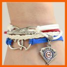 2016 MLB CHICAGO CUBS BASEBALL CHAMPIONSHIP TEAM BRACELET INFINITY LOVE