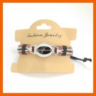 NFL DALLAS COWBOY SUPER BOWL SPORTS BRACELET GENUINE LEATHER SURVIVAL BRACELET