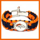 NFL DENVER BRONCOS SUPER BOWL SPORTS BRACELET ADJUSTABLE SURVIVAL BRACELET