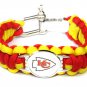 NFL KANSAS CITY CHIEFS SUPER BOWL SPORTS BRACELET ADJUSTABLE SURVIVAL
