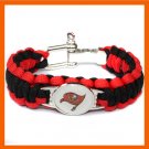 NFL TAMPA BAY BUCCANEERS SUPER BOWL SPORTS BRACELET ADJUSTABLE SURVIVAL