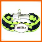 NFL SEATTLE SEAHAWKS SUPER BOWL SPORTS BRACELET ADJUSTABLE SURVIVAL