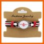 FASHION HOUSTON ROCKETS BASKETBALL TEAM GENUINE LEATHER BRACELET BASKETBALL
