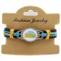 FASHION DENVER NUGGETS TEAMBASKETBALL TEAM GENUINE LEATHER BRACELET