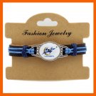 2017 FASHION NEW WASHINGTON WIZARDS TEAM GENUINE LEATHER BRACELETS