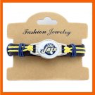 NEW UTAH JAZZ TEAM PARACORD BRACELET LEATHER BRACELET BASKETBALL