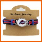 NEW CLEVELAND CAVALIERS GENUINE LEATHER BRACELET LEATHER BRACELET BASKETBALL