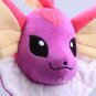 Rare Shiny Vaporeon Plush Toy Purple Color Vaporeon Figure Toys Soft Stuffed Dolls Kids