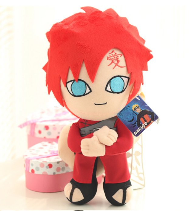 30cm Naruto Plush Toys Uzumaki Naruto & Hatake Kakashi & Gaara & Pakkun