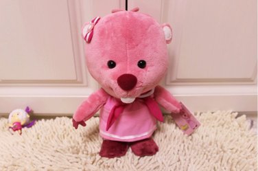 28cm Cute Cartoon Pororo Plush Toys Pororo Friends Beaver Loopy Soft Stuffed Toy