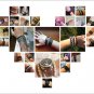 1Set (3-4PCs) Leather Bracelet Multilayer Bead Bracelet Punk Wrap Bracelets (08121)