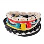 1Set (3-4PCs) Leather Bracelet Multilayer Bead Bracelet Punk Wrap Bracelets (08131)