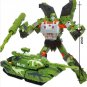 19cm New Arrival Big Classic Transformation Plastic Robot Cars Action Toy (Green Tank)