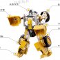 17.5cm New Arrival Classic luckyted excavator Transformation Robot Cars Action Toy (1)