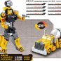 17.5cm New Arrival Classic luckyted excavator Transformation Robot Cars Action Toy (2)