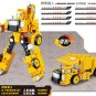 17.5cm New Arrival Classic luckyted excavator Transformation Robot Cars Action Toy (3)